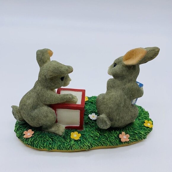 Vintage Charming Tails Fitz Floyd “There’s No Us With Out You” 3”T 4.5”W - Picture 3 of 5